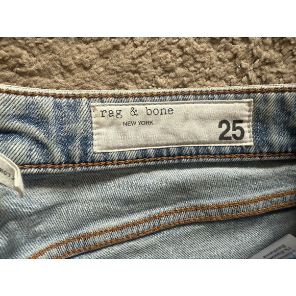 Rag & Bone Dre Jeans Womens 25 Low Rise Slim Boyfriend Slouchy Distressed Denim - Picture 4 of 11